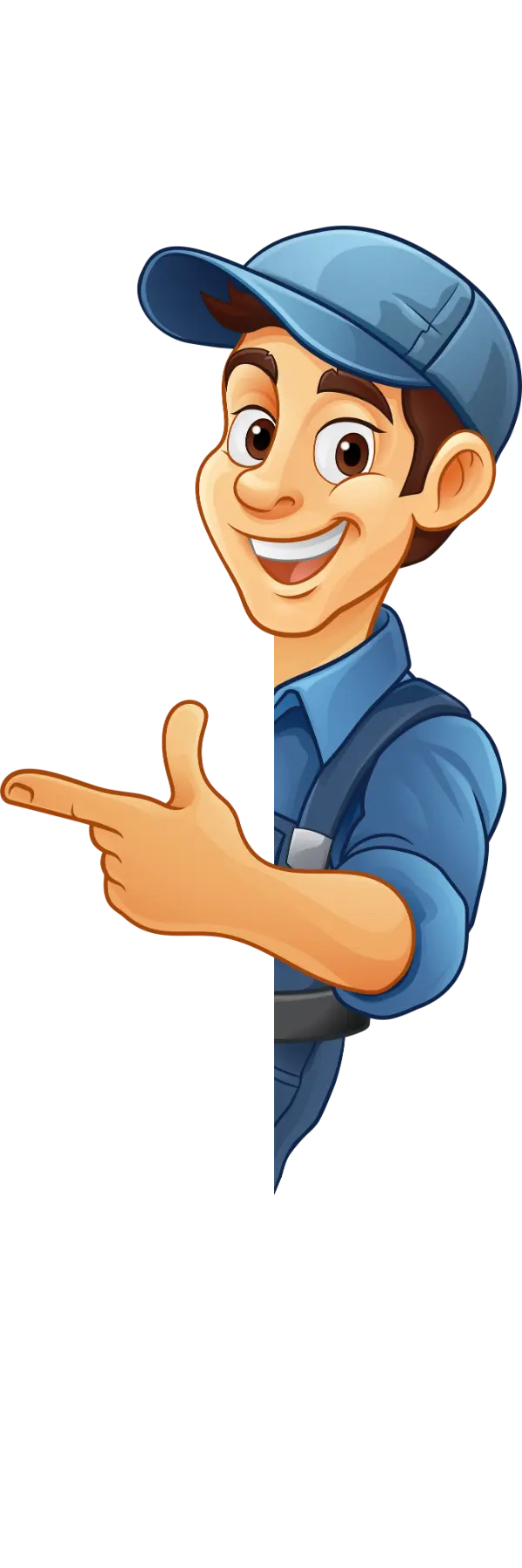 Illustration d'un personnage 3D représentant un garagiste